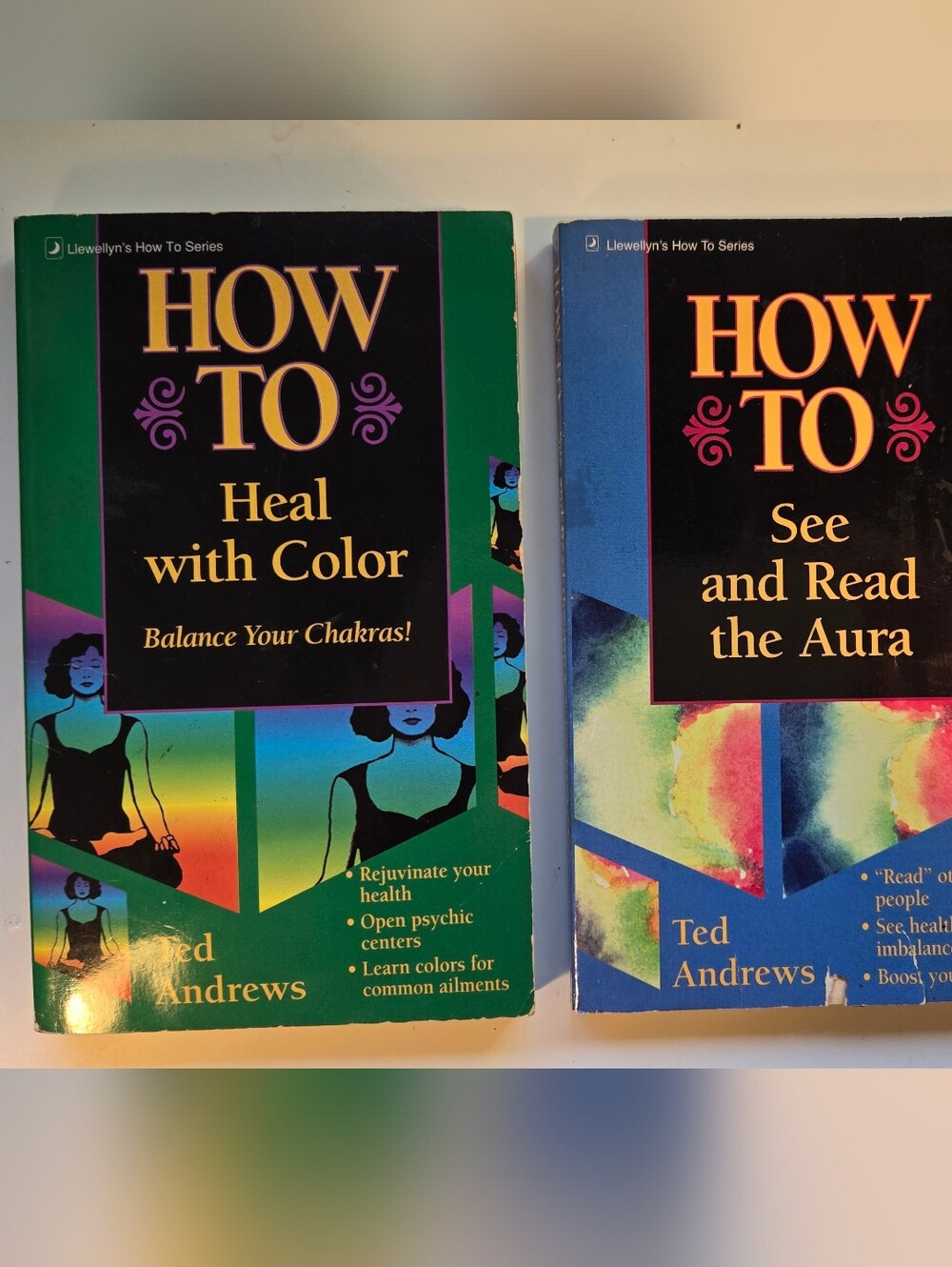 How to Heal with Color and How To See and Read the Aura By Ted Andrews